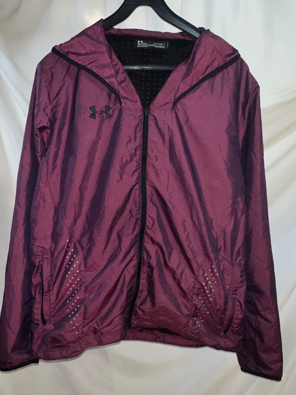 Reflective Purple Windbreaker